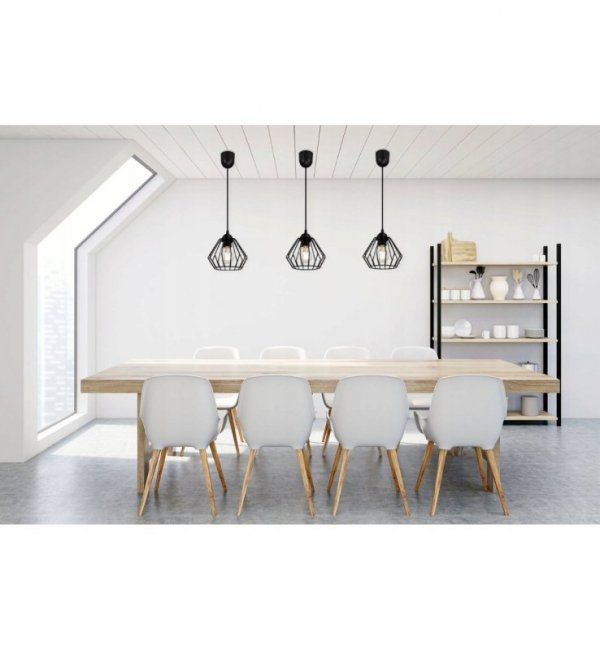 Klosz Metalowy Loft E27 Druciany Designerski LIGHT HOME