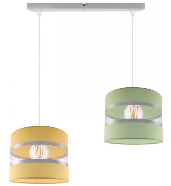 Lampa wisząca z abażurem - LOLLIPOP 2170/2 LIGHT HOME