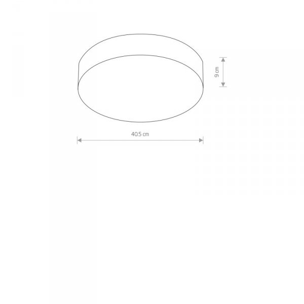 NOWODVORSKI 10180 ARENA LED PLAFON GRAFITOWY BARWA NEUTRALNA 18W