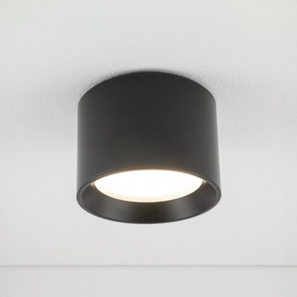 NOWODVORSKI MAUN 10482 LAMPA SUFITOWA SPOT TUBA CZARNA LED 12W IP54 HERMETYCZNA