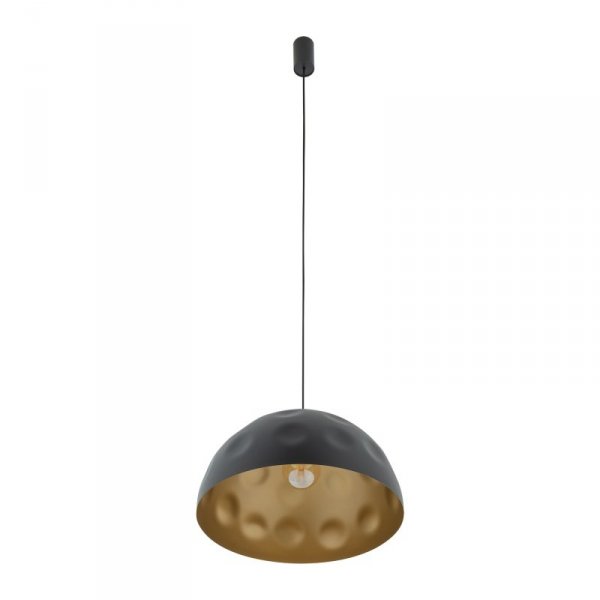 NOWODVORSKI LAMPA HEMISPHERE HIT L 10703 WISZĄCA KOPUŁA CZARNO ZŁOTA CZARNA ZE ZŁOTYM ŚRODKIEM