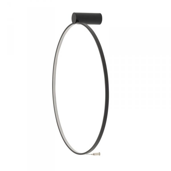 NOWODVORSKI LAMPA SUFITOWA PLAFON KOŁO RING OBRĘCZ CZARNA CIRCOLO LED M 10815