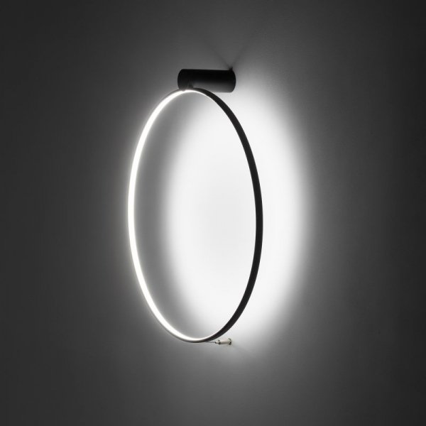 NOWODVORSKI LAMPA SUFITOWA PLAFON KOŁO RING OBRĘCZ CZARNA CIRCOLO LED M 10815