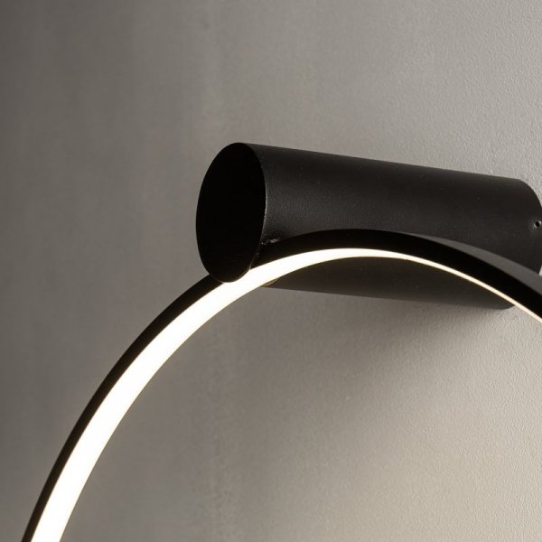 NOWODVORSKI LAMPA SUFITOWA PLAFON KOŁO RING OBRĘCZ CZARNA CIRCOLO LED M 10815