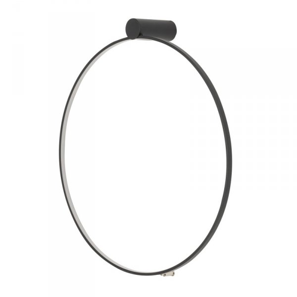 NOWODVORSKI LAMPA SUFITOWA PLAFON KOŁO RING OBRĘCZ CZARNA CIRCOLO LED M 10815