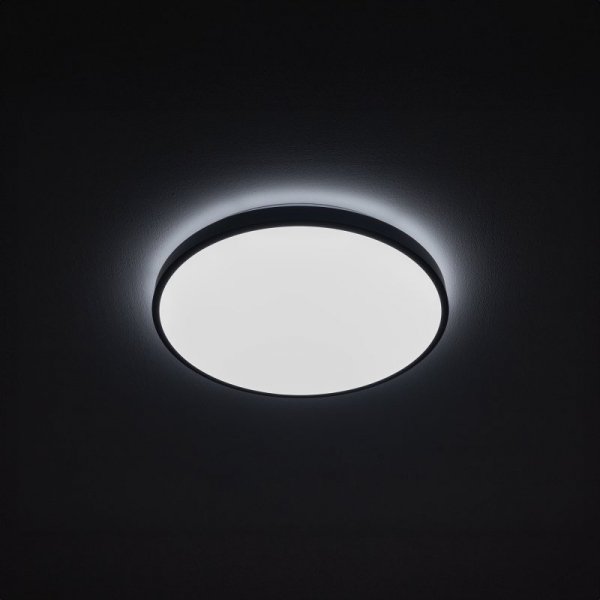 NOWODVORSKI 10972 PLAFON AGNES ROUND LED PRO 22W 4000K OKRĄGŁY CZARNY IP44 HERMETYCZNY