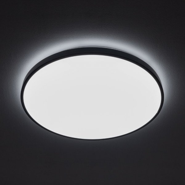 NOWODVORSKI 10974 PLAFON CZARNY AGNES ROUND LED PRO 32W 4000K IP44 HERMETYCZNY BARWA NEUTRALNA