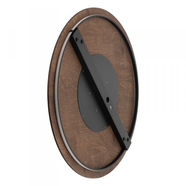DUŻY KINKIET DREWNIANY KOŁO OKRĄGŁY 75CM DEKORACYJNY NOWODVORSKI RING TIMBER LED XXL 11178 