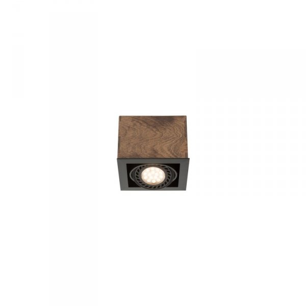 NOWODVORSKI 7648 BOX ANTIQUE ES111 NOWOCZESNA LAMPA PUNKTOWA CIEMNE DREWNO 