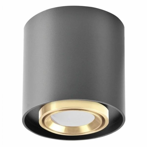 OPRAWA NATYNKOWA TUBA SPOT OKRĄGŁA CZARNA ZE ZŁOTYM PIERŚCIENIEM CZARNO ZŁOTA XENO GOLDLUX POLUX 325372