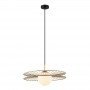 ITALUX SANDY MDM-4002/1 GD LAMPA WISZĄCA NOWOCZESNA ZŁOTO BIAŁA DRUCIANA
