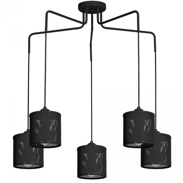 Lampa Wisząca LOUISE BLACK 5xE27
