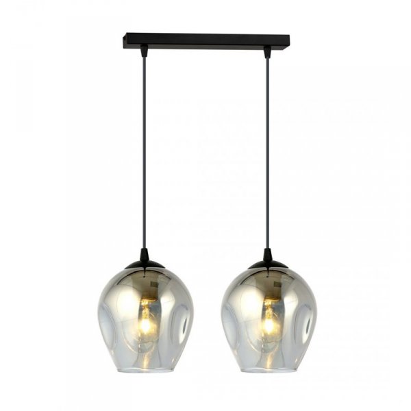 LAMPA WISZĄCA CZARNA NAD STÓŁ DO KUCHNI JADALNI SALONU EMIBIG ISTAR 2 BL GRAFIT