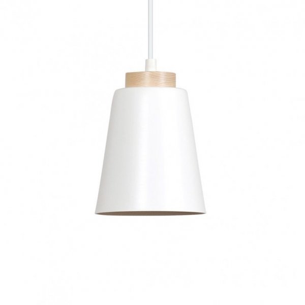 LAMPA WISZĄCA METALOWA NAD STÓŁ EMIBIG BOLERO 1 WHITE