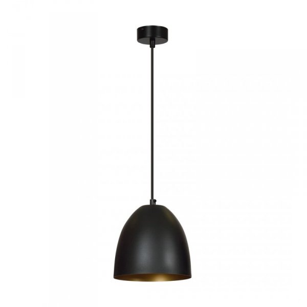 LAMPA WISZĄCA METALOWA KOPUŁA NAD STÓŁ WYSPĘ EMIBIG LENOX 1 BLACK / GOLD