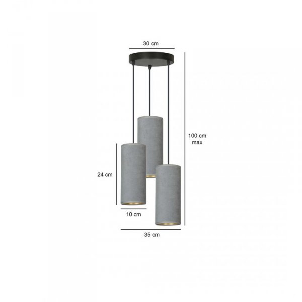 EMIBIG BENTE 3 BL PREMIUM GRAY