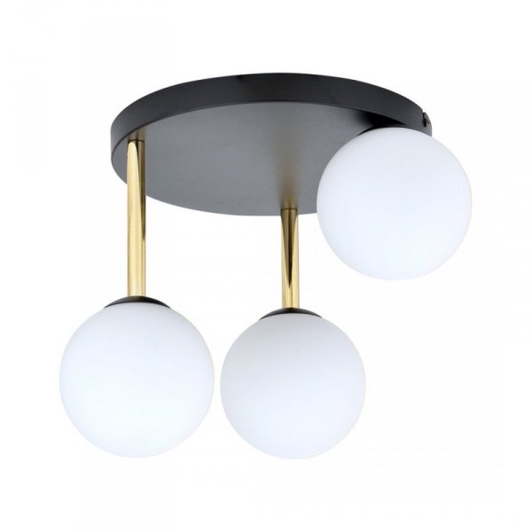 LAMPA SUFITOWA NOWOCZESNA KULE SZKLANE EMIBIG DOLCE 3 BL OPAL