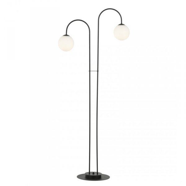 LAMPA PODŁOGOWA NOWOCZESNA KULE EMIBIG ARCHI LP2 BL OPAL oprawa oświetleniowa