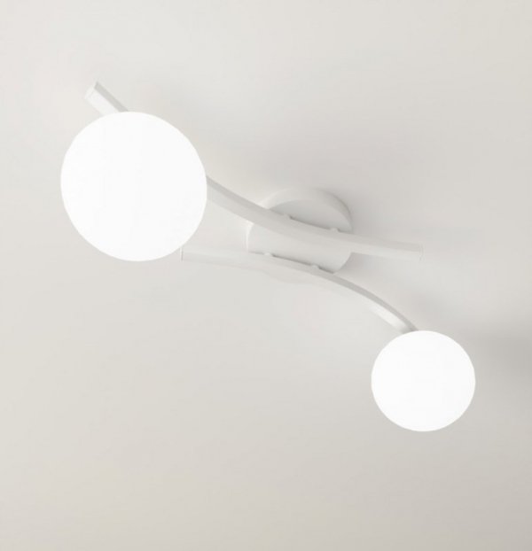 EMIBIG LAMPA SUFITOWA PLAFN KULE OPUS 2 WH OPAL oprawa oświetleniowa