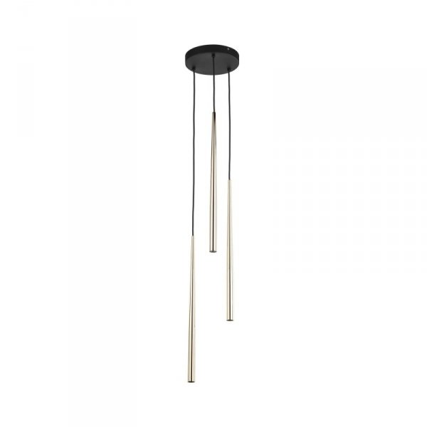 PIANO BLACK GOLD LAMPA WISZACA 3