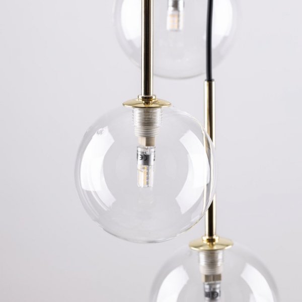 TK LIGHTING LAMPA AURORA TRANSPARENT LAMPA WISZĄCA 16