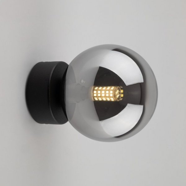 TK LIGHTING LAMPA ESTERA BLACK KINKIET 1