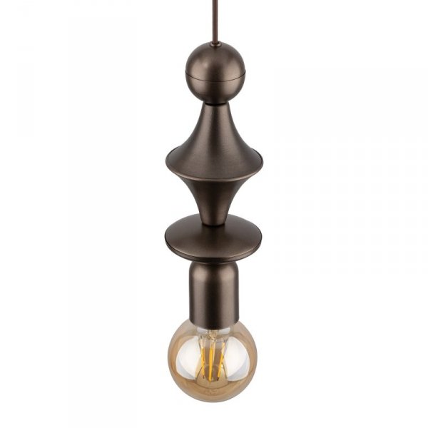 TOWER BROWN LAMPA WISZACA 1XE27