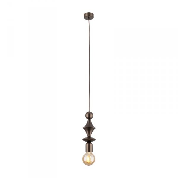 TOWER BROWN LAMPA WISZACA 1XE27