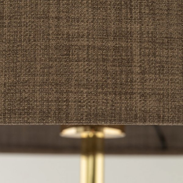 TK LIGHTING LAMPA UMBERTO BROWN GOLD LAMPA PODŁOGOWA 1