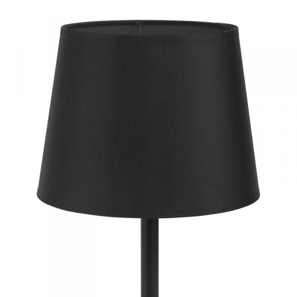 TK LIGHTING MAJA BLACK 2936 LAMPKA NOCNA CZARNA Z CZARNYM ABAŻUREM