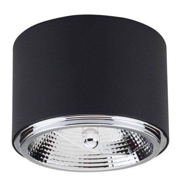 TK LIGHTING MORIS BLACK LAMPA SUFITOWA 1 PŁ