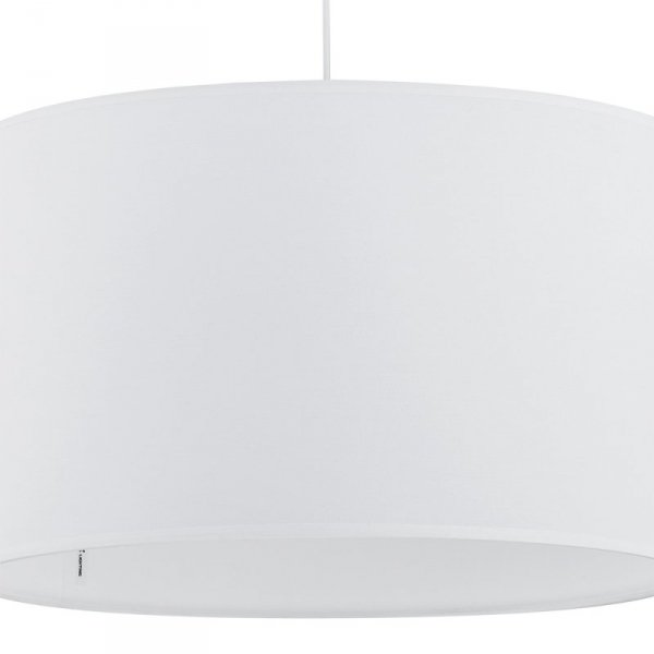 TK LIGHTING RONDO WHITE 3460 LAMPA WISZĄCA BIAŁA BIAŁY ABAŻUR 30CM