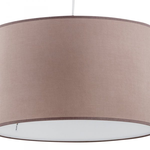 TK LIGHTING RONDO CAPPUCCINO 3466 LAMPA WISZĄCA Z BRĄZOWYM ABAŻUREM