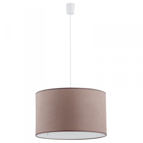 TK LIGHTING RONDO CAPPUCCINO 3467 LAMPA WISZĄCA BRĄZOWY ABAŻUR