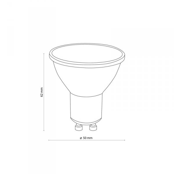 TK LIGHTING ŻARÓWKA GU10 5W COOL WHITE 4000 K