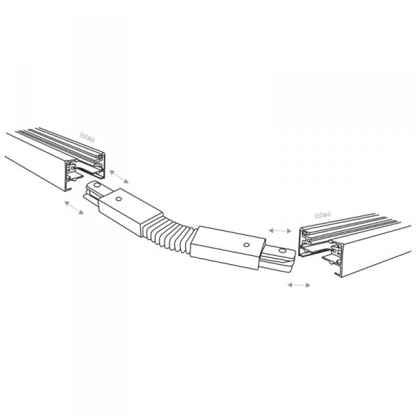 TK LIGHTING TRACER ZŁĄCZE ELASTYCZNE BIALE TRACER CONNECTORS