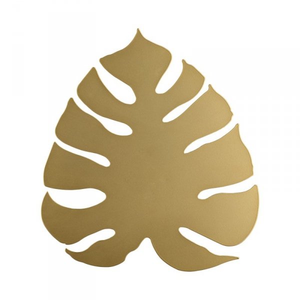 TK LIGHTING MONSTERA GOLD 4665 KINKIET LIŚĆ DEKORACYJNY ZŁOTY