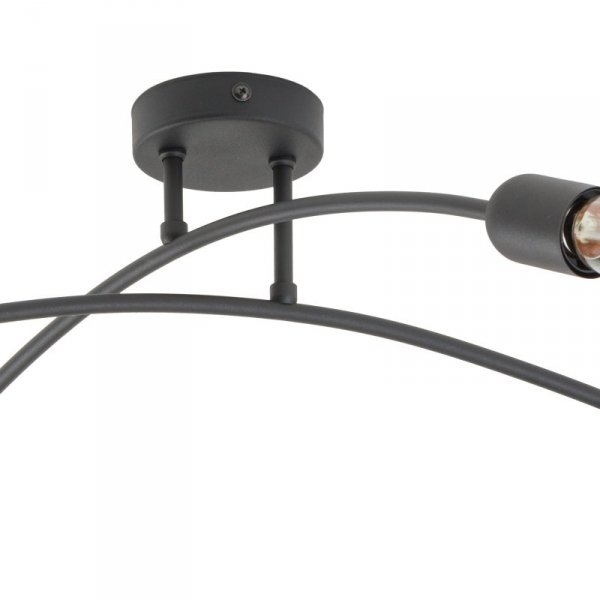 TK LIGHTING HELIX  BLACK LAMPA SUFITOWA 4 PŁ