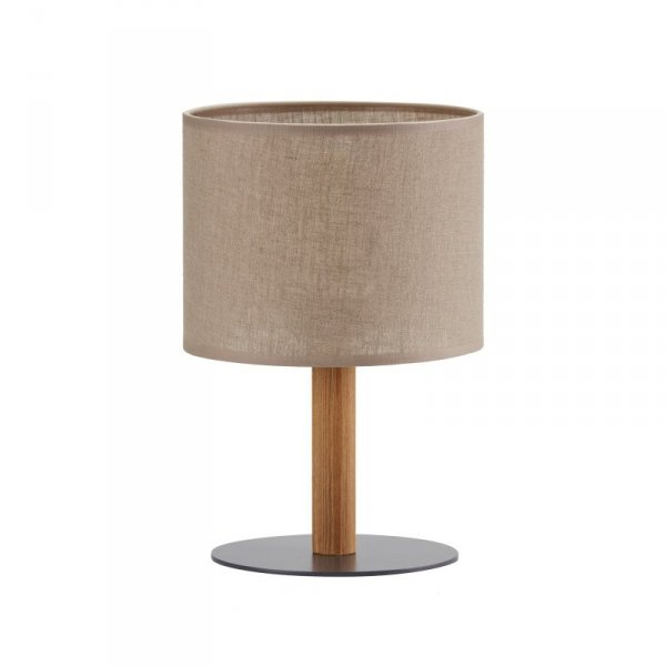 TK LIGHTING DEVA NATURE LAMPKA NOCNA STOŁOWA BRĄZOWA Z ABAŻUREM
