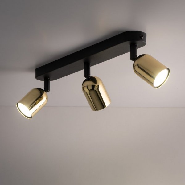 TK LIGHTING TOP GOLD LAMPA SUFITOWA 3 PŁ