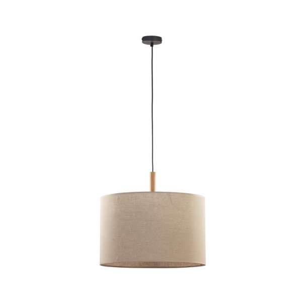 TK LIGHTING DEVA NATURE 6107 LAMPA WISZĄCA Z ABAŻUREM BRĄZOWA EKO NATURAL