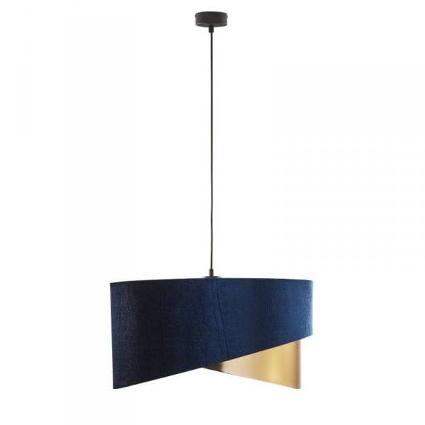 TK LIGHTING TERCINO BLUE/GOLD LAMPA WISZĄCA 3 PŁ ŚCIĘTA 500