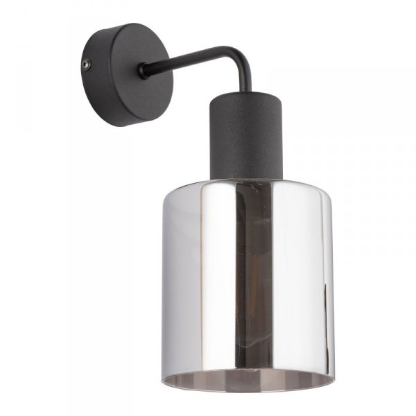 TK LIGHTING SIERRA BLACK 6652 KINKIET CZARNY KLOSZ GRAFITOWY