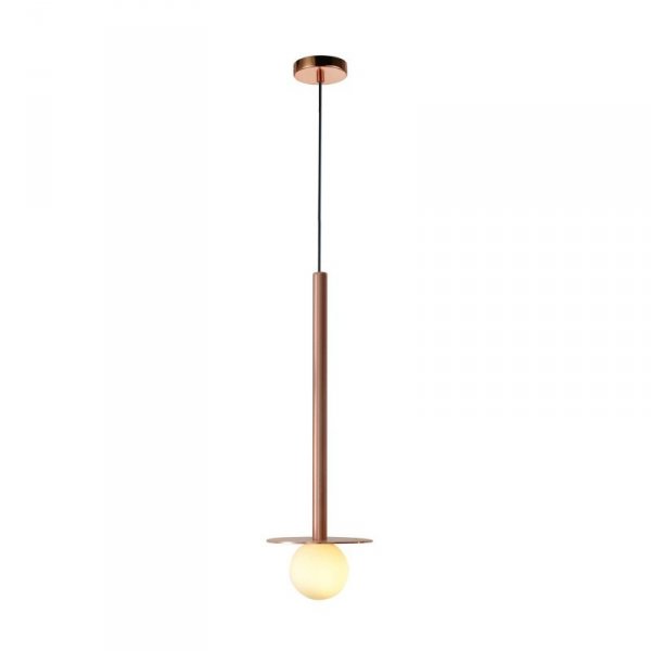 Lampa wisząca Bolita mała 1xG9 różowe złoto LP-048/1PS GR