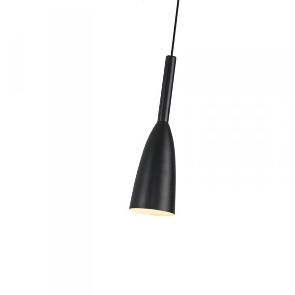 LAMPA WISZĄCA CZARNA TUBA NAD STÓŁ BAR WYSPĘ LIGHT PRESTIGE SOLIN LP-181/1P BK