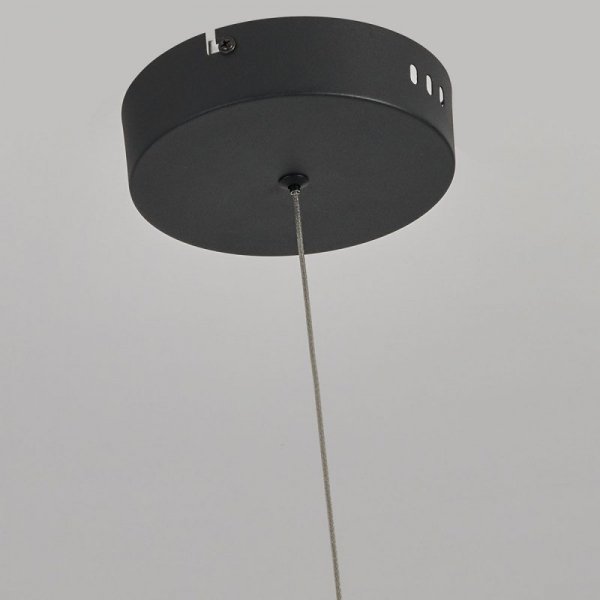 LAMPA WISZĄCA LED NOWOCZESNA WĄŻ LED NAD STÓŁ DO KUCHNI JADALNI SALONU LIGHT PRESTIGE MELECA LP-2345/1P M BK