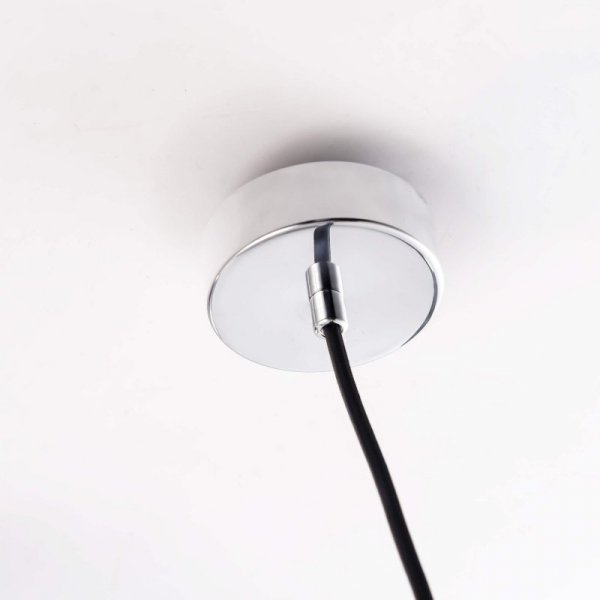 LAMPA WISZĄCA KULA CHROM SREBRNA 30CM SZKLANA LIGHT PRESTIGE PALLA LP-2844/1P CH