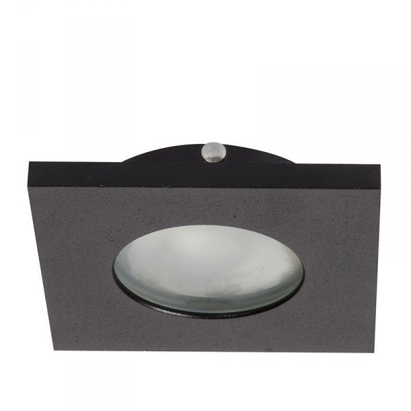 OPRAWKA HALOGENOWA WPUSZCZANA OCZKO KWADRATOWE HERMETYCZNE CZARNE DO ŁAZIENKI LIGHT PRESTIGE LAGOS IP65 IP65 LP-440/1RS BK square