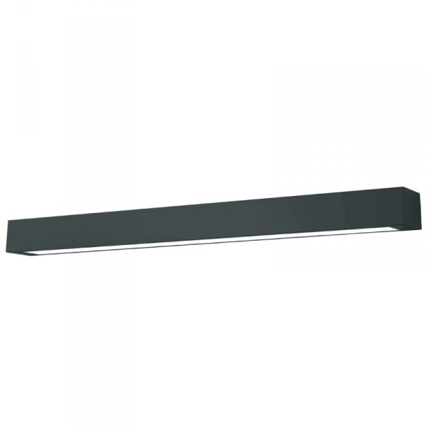 LAMPA SUFITOWA PLAFON LED LISTWA BELKA CZARNA 24W IP44 LIGHT PRESTIGE IBROS LP-7001/1C BK-93 24/4
