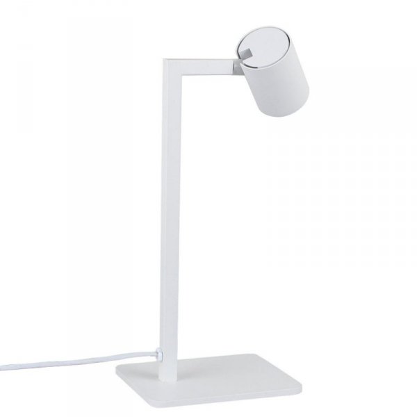 LAMPKA BIURKOWA BIAŁA NOWOCZESNA REFLEKTOREK LIGHT PRESTIGE SNOW  LP-731/1T WH